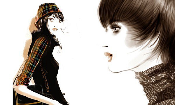 Плакат - модель, мода, девушка. женщина - оригинал