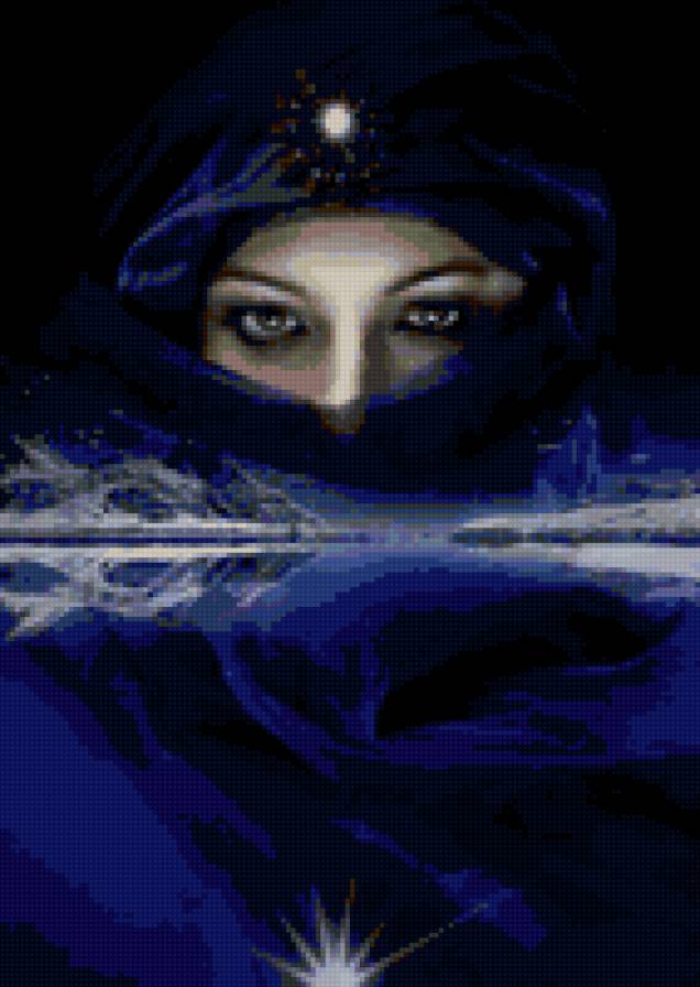 тайна востока - девушка, глаза - предпросмотр