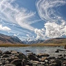 Схема вышивки «Горный Алтай»