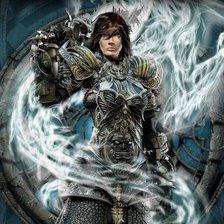 Схема вышивки «Воин»