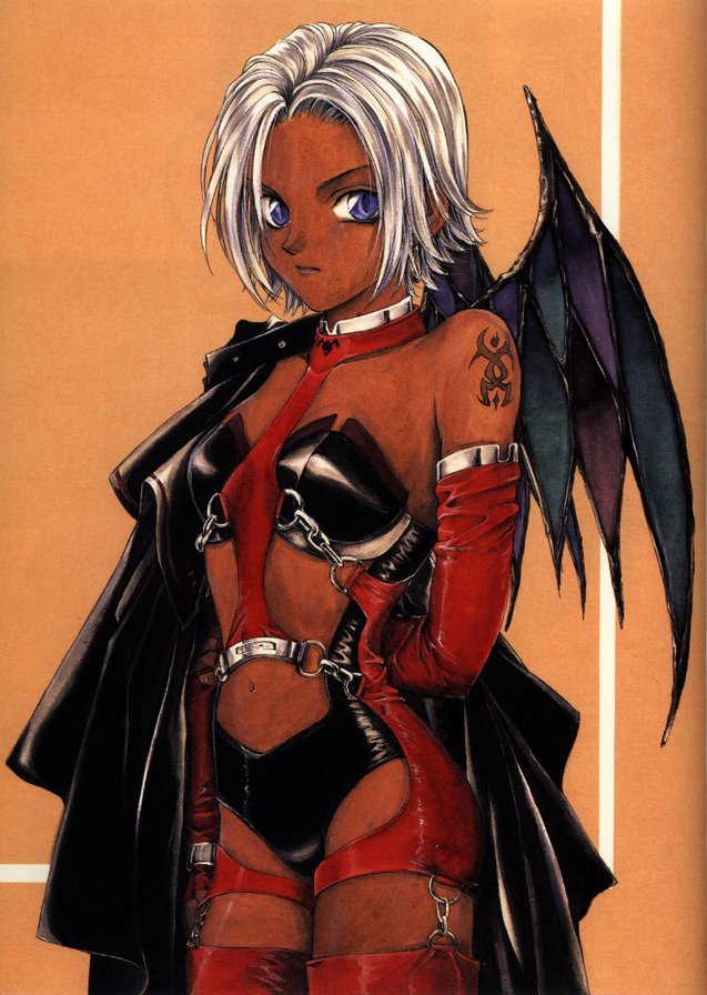 Демон - демон, аниме, девушка, фэнтези - оригинал