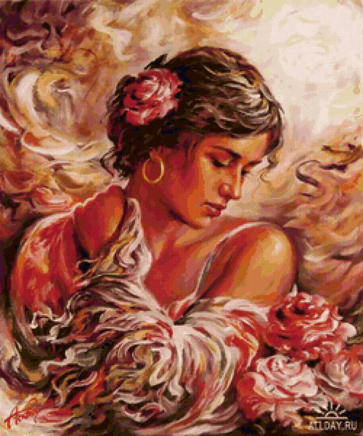 Красавица - девушка, аркадий острицкий, искусство - предпросмотр