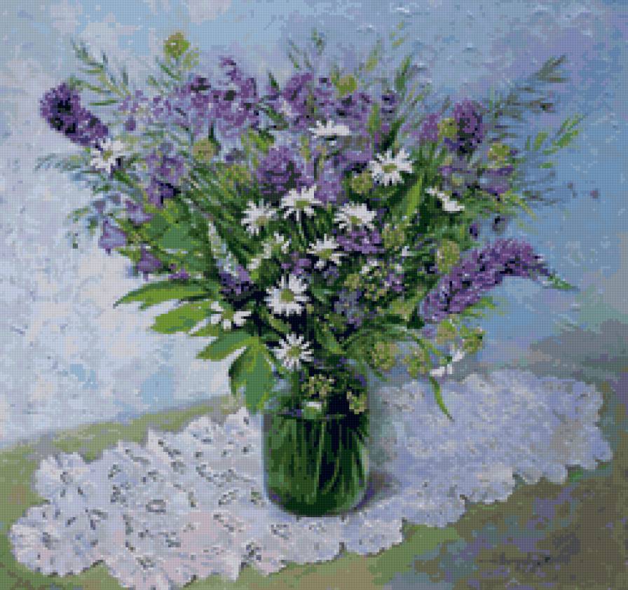 полевые цветы - цветы, букет - предпросмотр