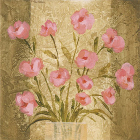 цветы - подушки, цветы, подушка, живопись - оригинал