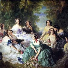 Схема вышивки «барышни»