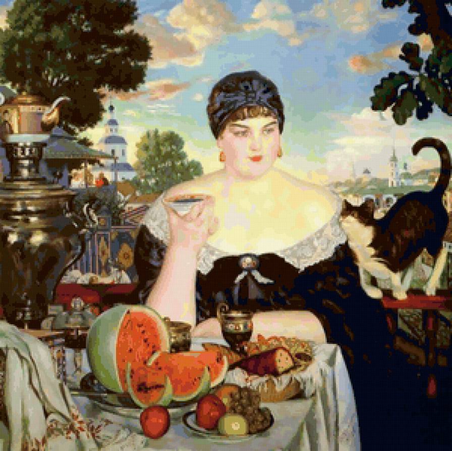 купчиха №3 - барыня, картина - предпросмотр