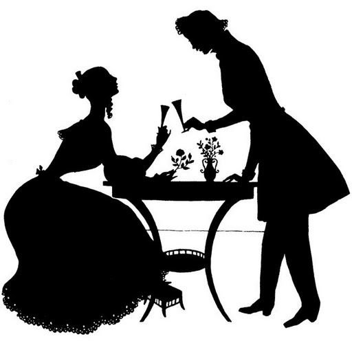 силуэт пары - оригинал