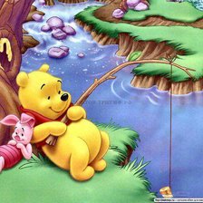Схема вышивки «винни-пух»