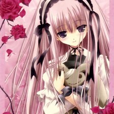 Схема вышивки «аниме»