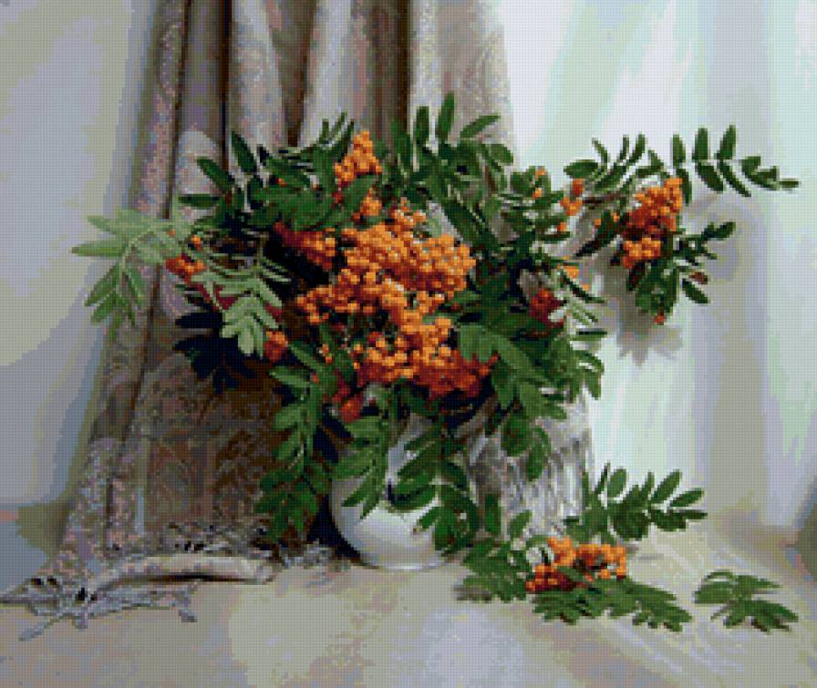 рябина - букет - предпросмотр