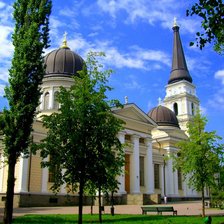 Схема вышивки «храм»