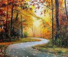 Схема вышивки «тропинка»