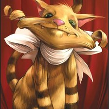 Схема вышивки «кот»