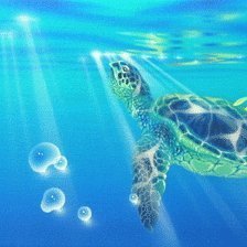 Схема вышивки «Маленькая черепаха»