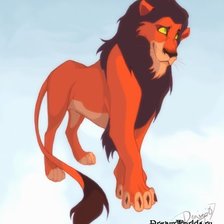 Схема вышивки «Шрам»