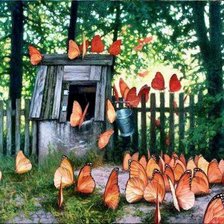 Схема вышивки «Волшебный колодец»