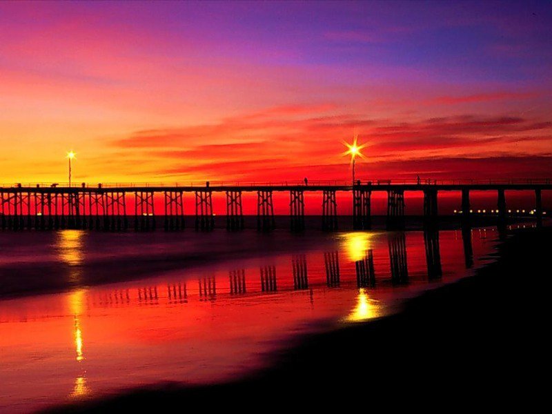 закат - закат, природа - оригинал