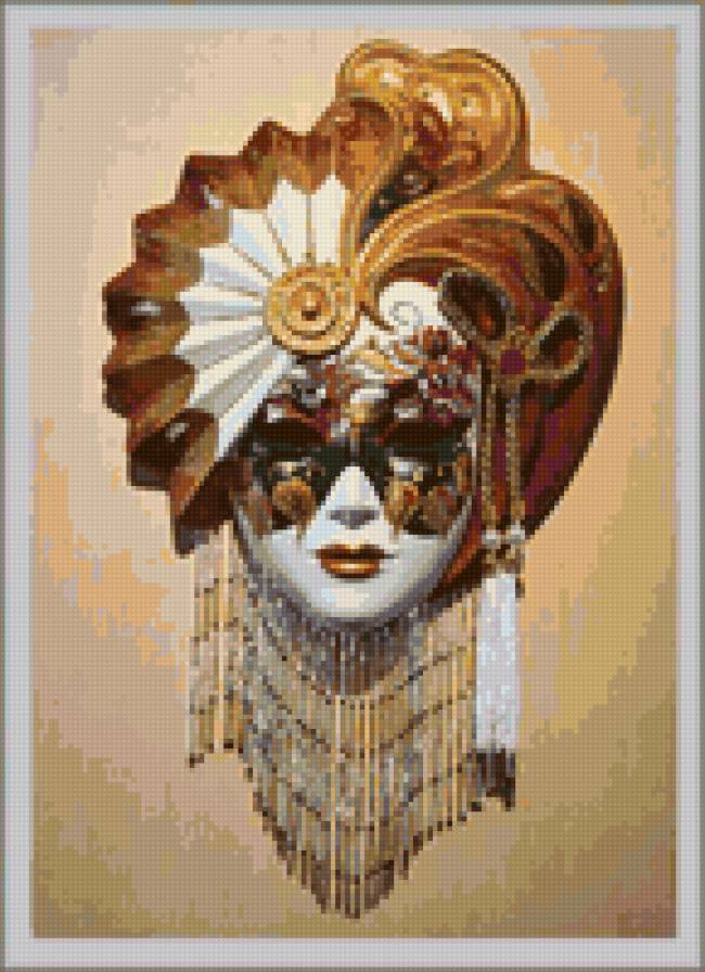 Венецианская маска 11 - маски - предпросмотр