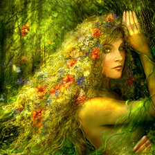 Схема вышивки «дриада»