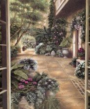 Схема вышивки «дворик»