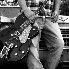 Схема вышивки «Гитара»