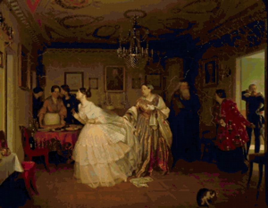 барышня - живопись - предпросмотр