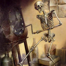 Схема вышивки «скилет»