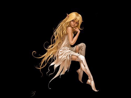 девушка-эльф - оригинал