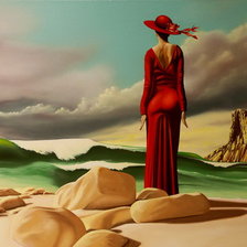 на берегу моря