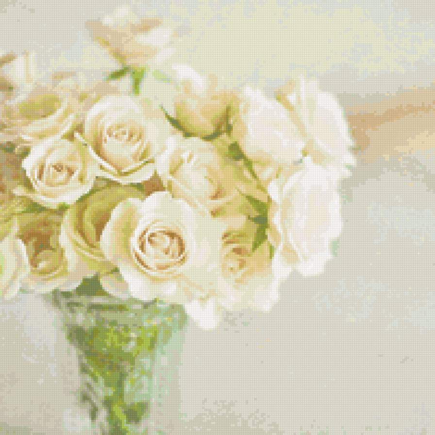 Утренняя нежность - цветы, розы, нежность, букет - предпросмотр