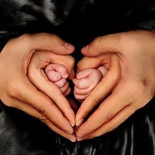 Схема вышивки «Нас трое»