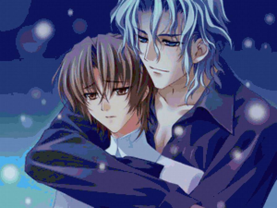 парни - пары, аниме, парни - предпросмотр