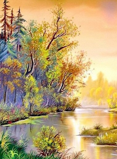 №52440 - картина, пейзаж - оригинал