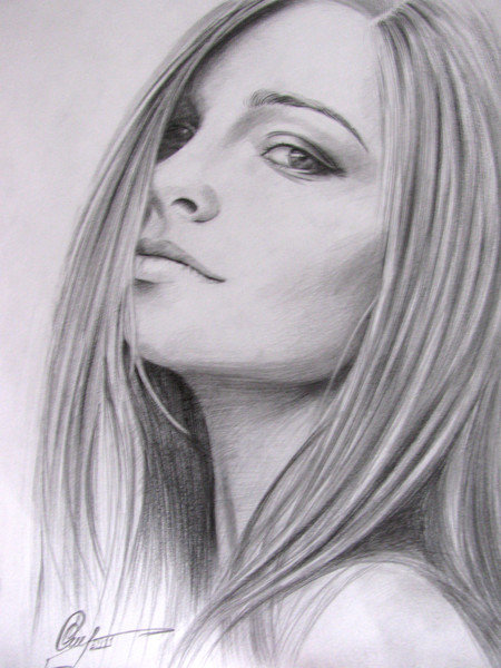 красуня - портрет, женщина, монохром, красота - оригинал