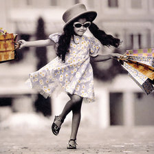 Схема вышивки «счастливая ретро»