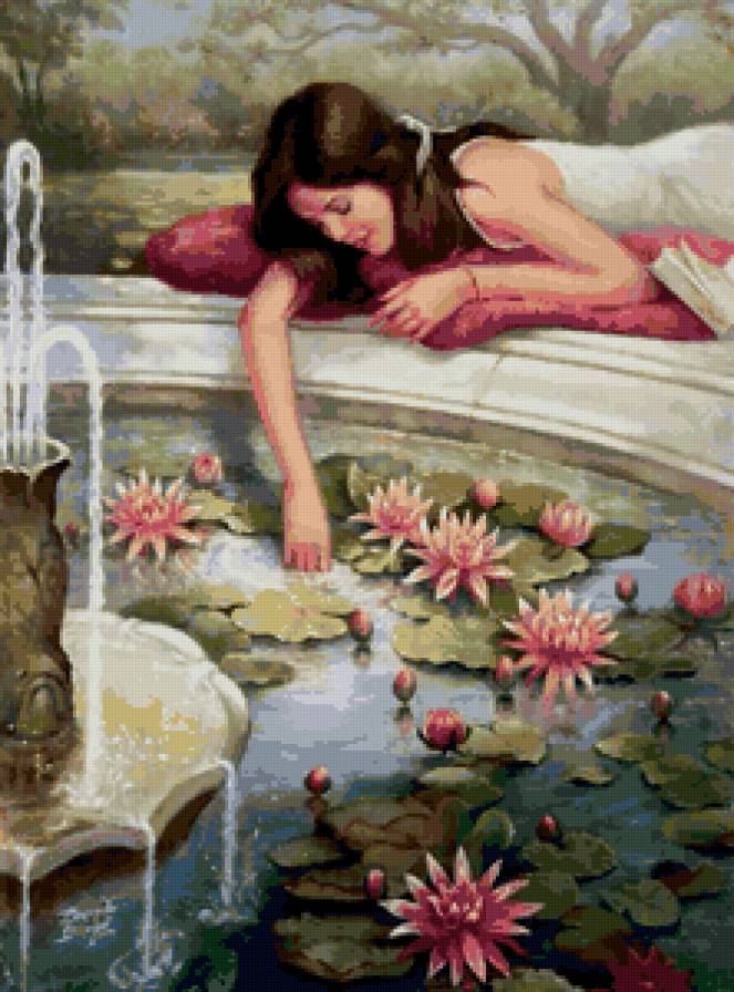 №53130 - искусство, девушка, люди, живопись, картина - предпросмотр