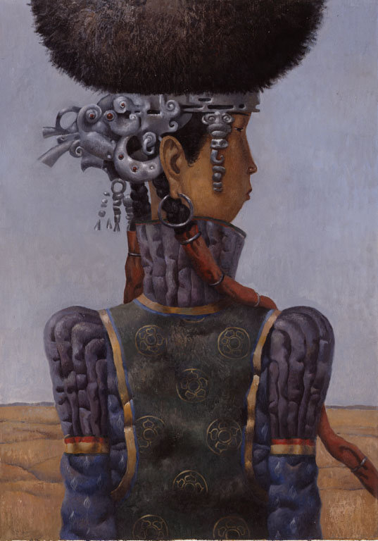 Зорикто Доржиев. Понедельник - современные художники, девушки, степь - оригинал