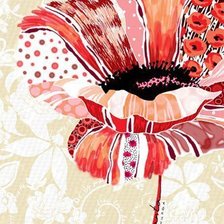 Схема вышивки «Мак»