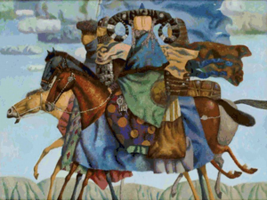 Зорикто Доржиев. Весна - степь, современные художники - предпросмотр