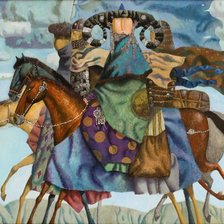 Схема вышивки «Зорикто Доржиев. Весна»