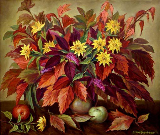 осенний букет - натюрморт, букет - оригинал