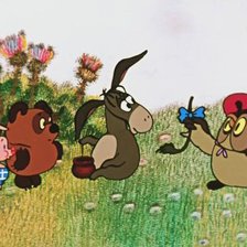 Схема вышивки «винни-пух»