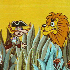 Схема вышивки «барон мюнхгаузен»