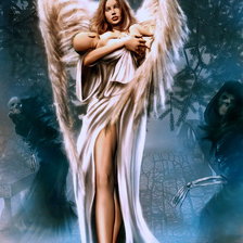 Схема вышивки «серия "ангелы"»