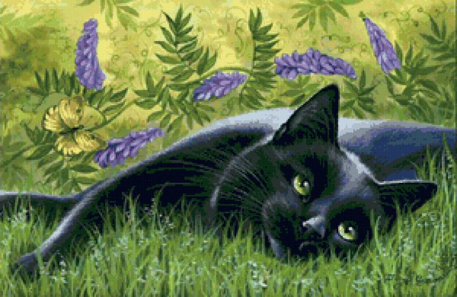 кошки - кошечки, картина, животные - предпросмотр