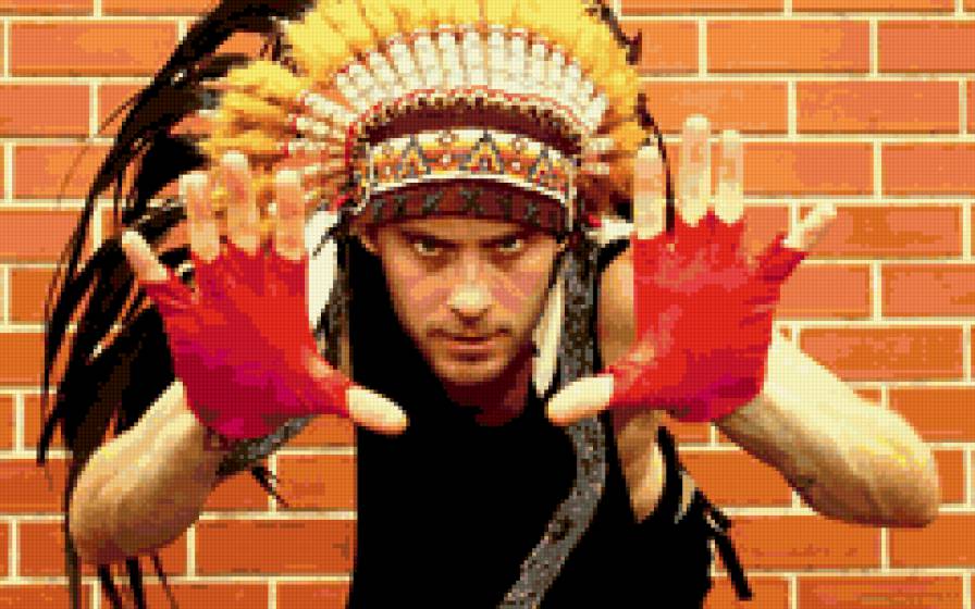 Джаред - 30 stm, индеец, перья, джаред лето - предпросмотр