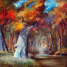 Схема вышивки «Серия "Пейзаж. Осень"»