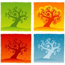 Схема вышивки «пори року»