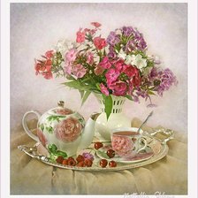 Схема вышивки «натюрморт»