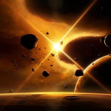 Схема вышивки «метеориты»